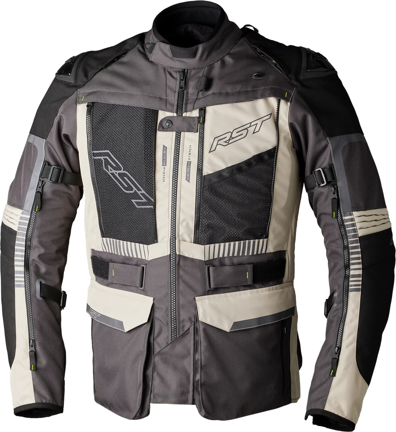 RST Pro Series Ranger CE Textile Jacket - Sand/Graphite - 4XL