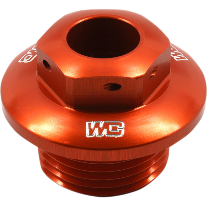 WORKS CONNECTION Steering Stem Nut - Orange - KTM 24-380