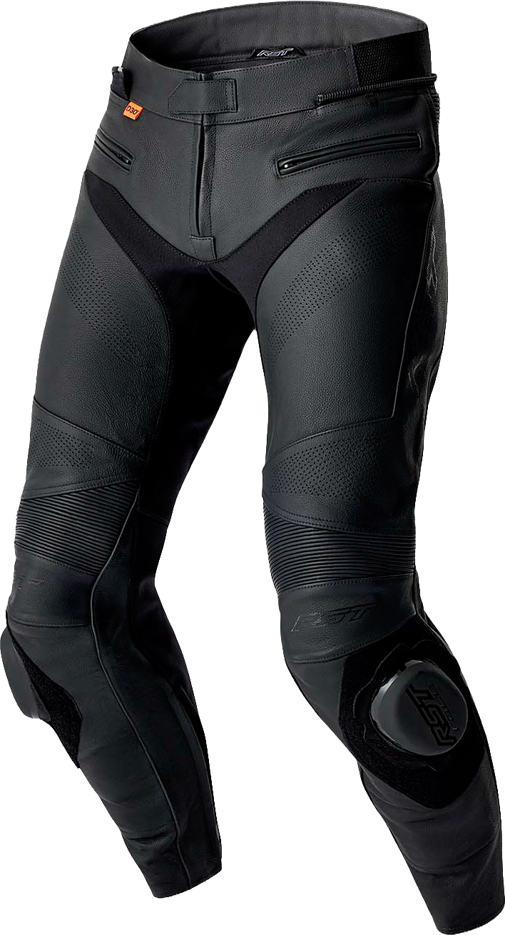 RST Women's S1 D3O Leather CE Pants - Black - 3XL