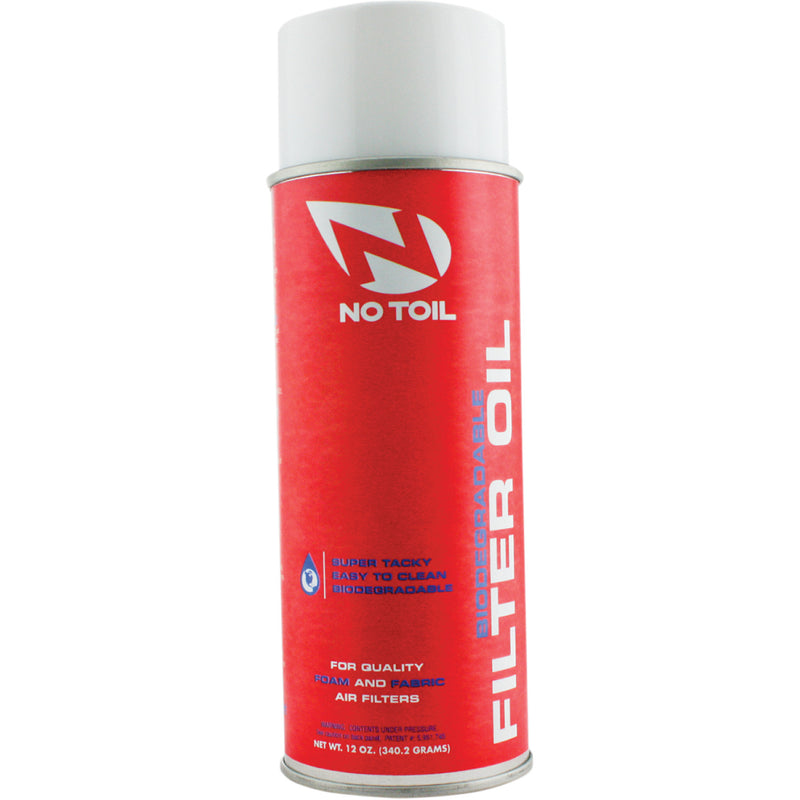 No Toil Air Filter Oil - 12 Oz. Net Wt. - Aerosol Nt202 by No Toil
