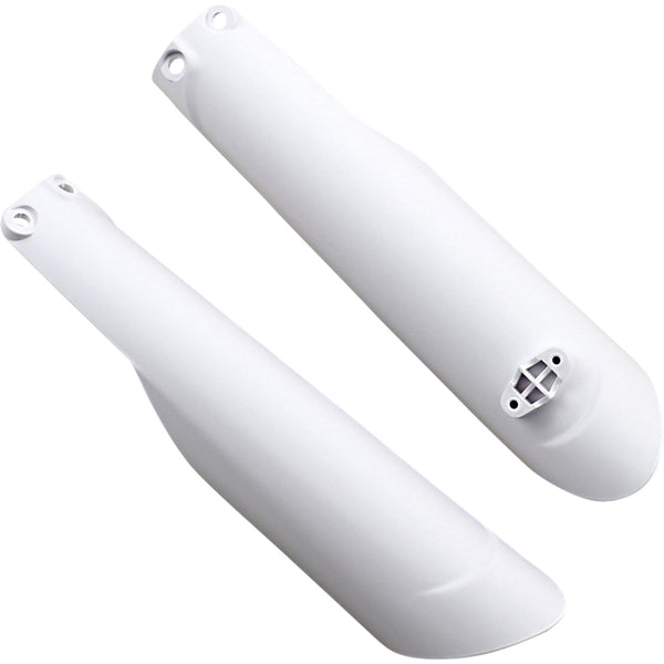 Acerbis Lower Fork Covers for Inverted Forks - White 2401260002