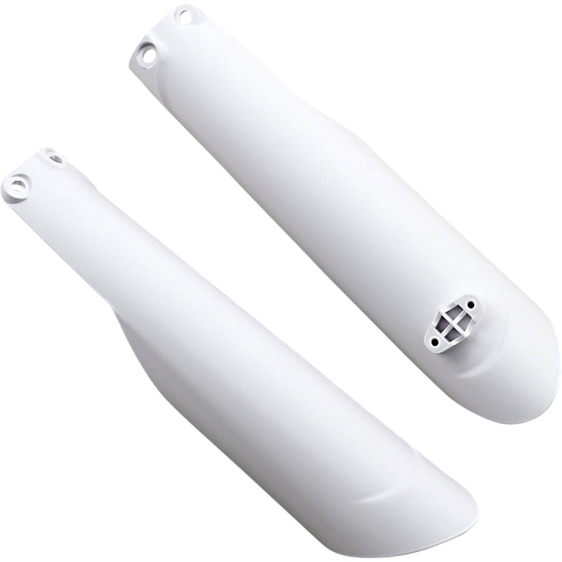 Acerbis Lower Fork Covers for Inverted Forks - White 2401260002