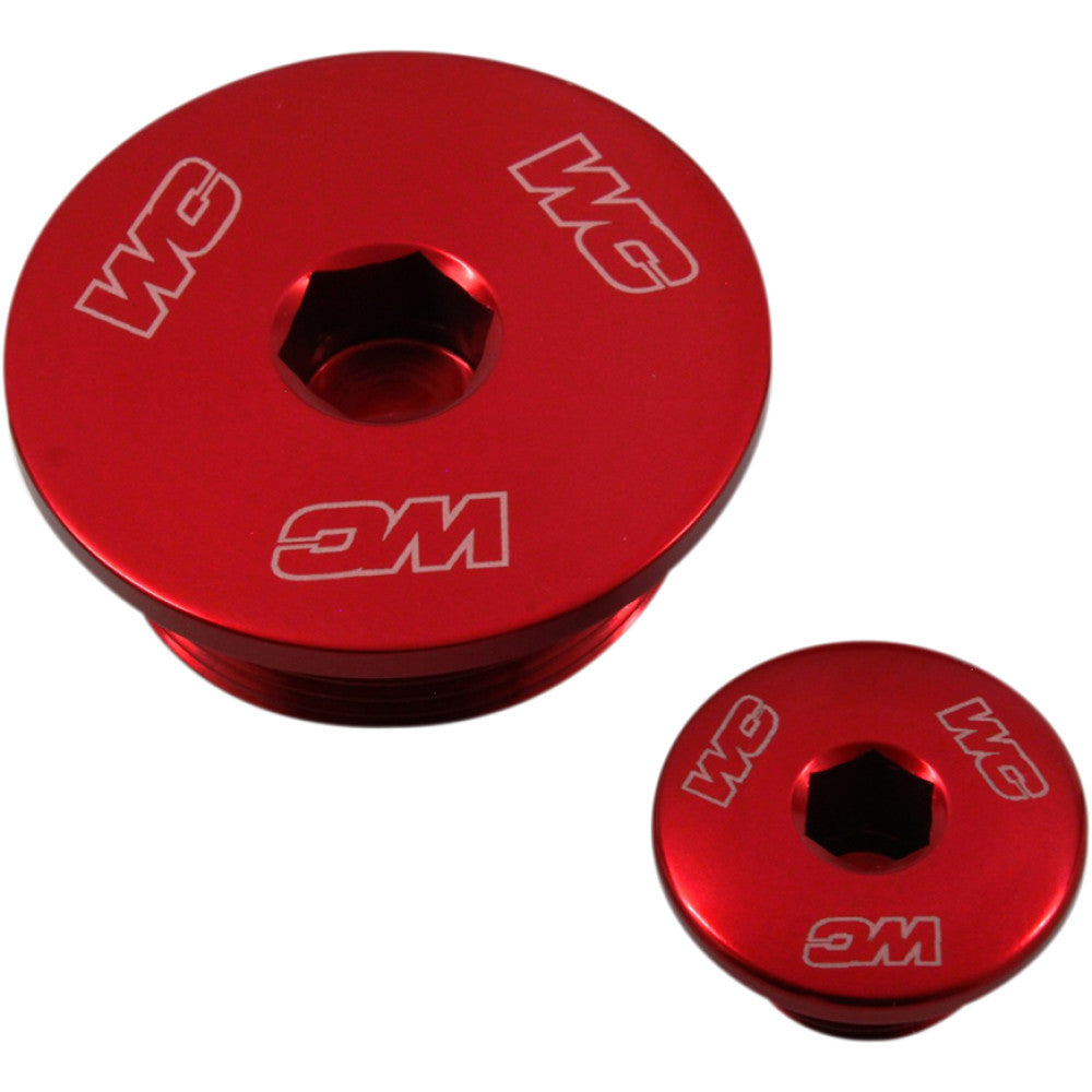 WORKS CONNECTION Engine Plug - Red - Honda 24-608