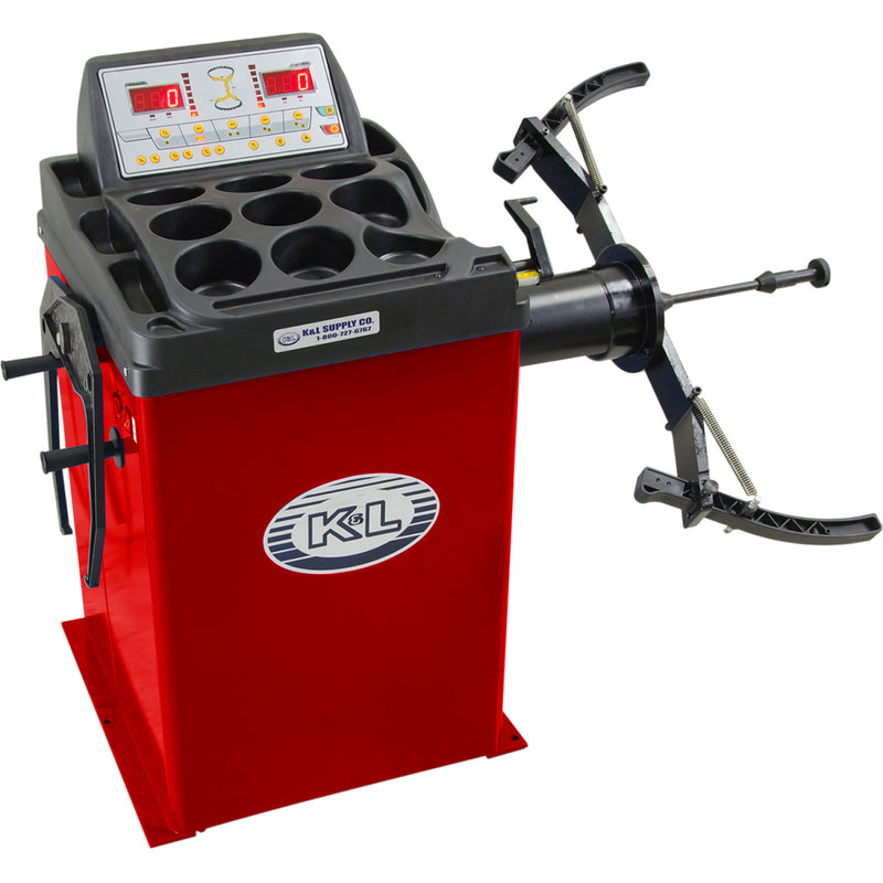 K&L Supply Wheel Balancer - MC205 - Red 37-9990 | Tire Mounting & Balancing Products