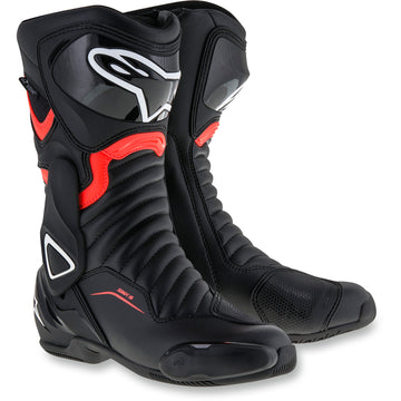 ALPINESTARS SMX-6 v2 Drystar? Boots - Black/Red - US 12.5 / EU 48 2243017-1030-48