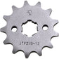 JT SPROCKETS Countershaft Sprocket - 13 Tooth JTF249.13 by JT Countershaft Sprockets   Steel