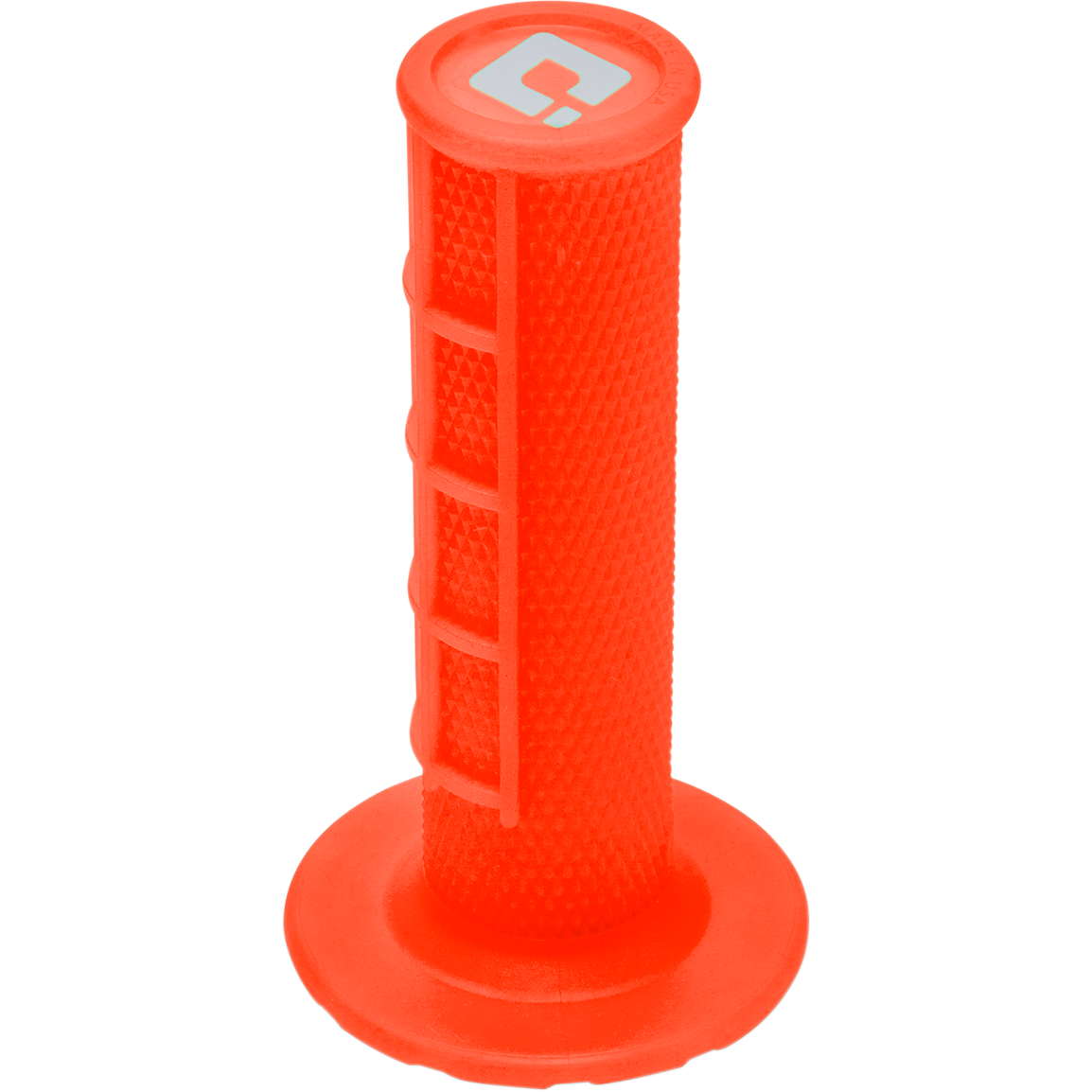 ODI MX V2 MX Lock On Half Waffle Grips Flo Orange by ODI