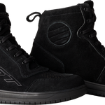 RST Women's Hitop Moto CE Suede Boot - Black - US 9