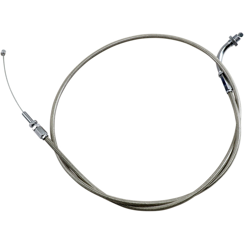 MOTION PRO Throttle Cable - Pull - Honda - Stainless Steel 62-0412 by Motion Pro