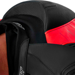 RST Tractech Evo D3O CE Leather Jacket - Black/Fluro Red - M