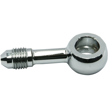 Magnum Shielding Banjo Fitting - 12 mm - AN3 180? - Chrome 1703-55