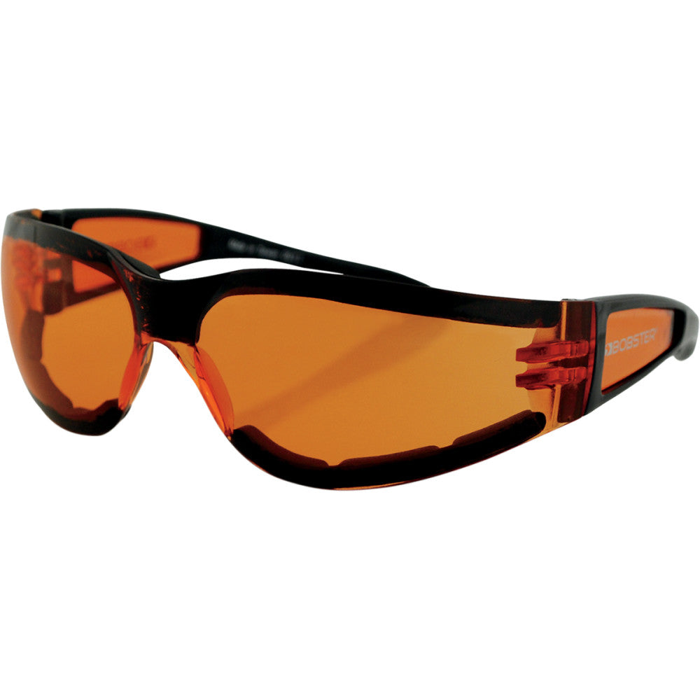 BOBSTER Shield II Sunglasses - Gloss Black - Amber Lens ESH202