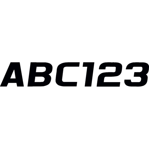 Hardline I.D. Sticker Kit - 700 Series - Black BLK700EC