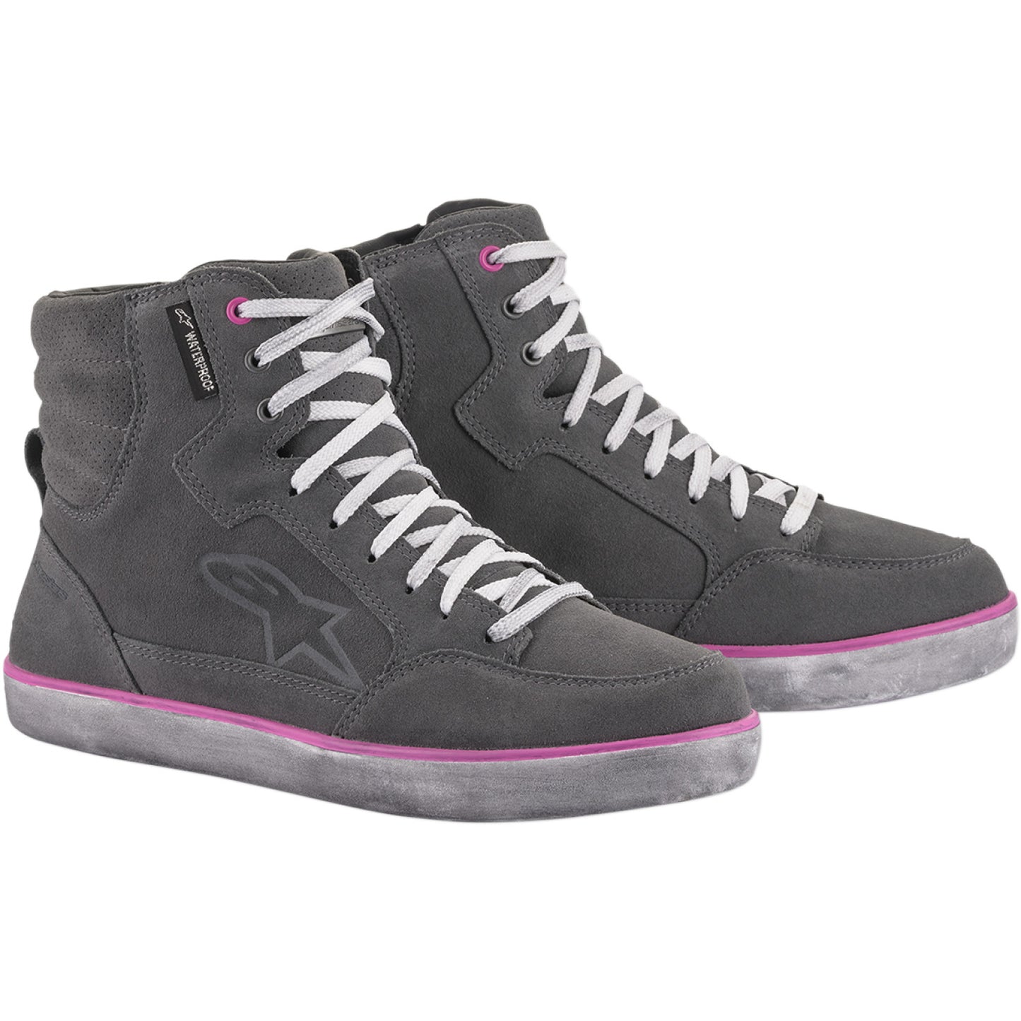 ALPINESTARS J-6 Waterproof Women's Shoes - Gray/Pink - US 5.5 254222090955.5