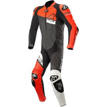 ALPINESTARS GP Plus Venom 1-Piece Leather Suit - Black/Red Fluorescent/White - US 44 / EU 54 3150818-1321-54