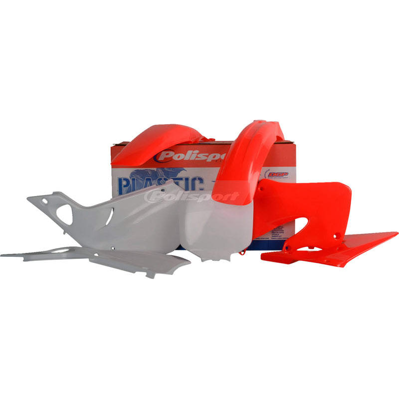 POLISPORT Body Kit - Complete - Red/White - CR 125R/250R 90698 by Polisport