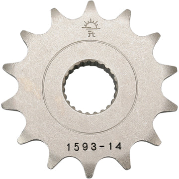 JT SPROCKETS Counter Shaft Sprocket - 14-Tooth JTF1593.14 by JT Countershaft Sprockets   Steel