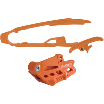 ACERBIS Chain Guide and Slider Kit - KTM - Orange 2319600036