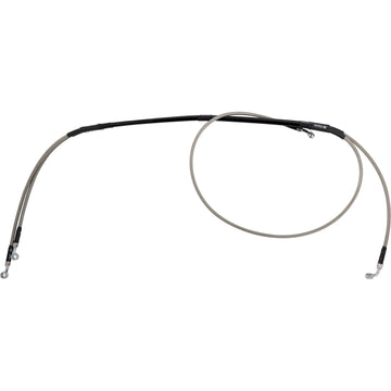 Moose Offroad Brake Line Pair - Stainless Steel B05-1-019/P | Brake Lines Hoses Stainless Steel