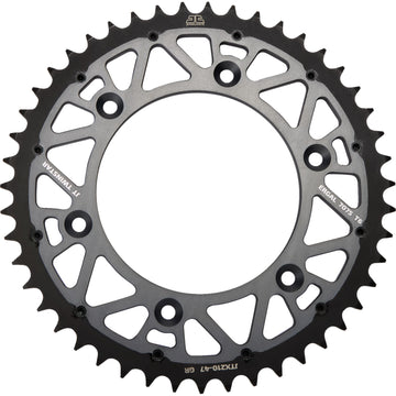 JT SPROCKETS Steel Rear Sprocket - Graphite - 47 Tooth JTX210.47GR by JT Rear Sprockets   Steel Type