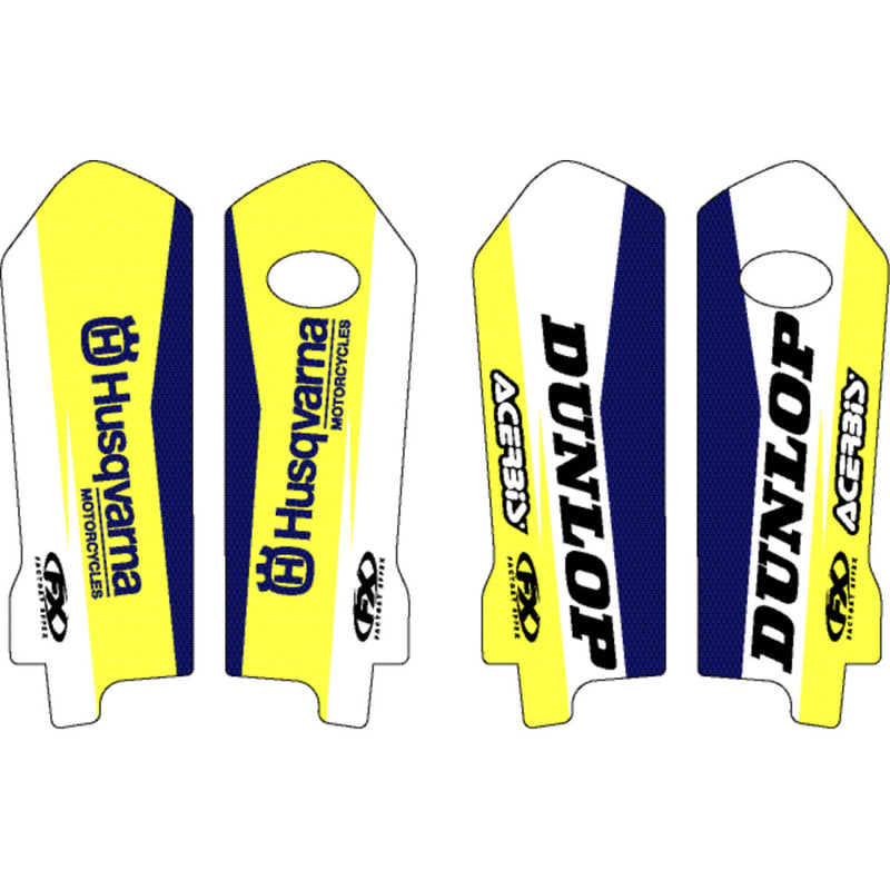 FACTORY EFFEX Fork Guard Graphic - Husqvarna 22-40620