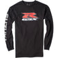 FACTORY EFFEX Suzuki GSX-R Long-Sleeve T-Shirt - Black - 2XL 17-87418