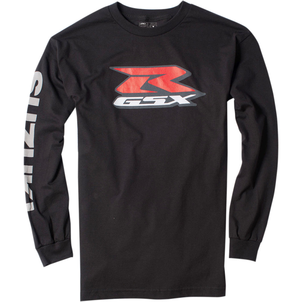FACTORY EFFEX Suzuki GSX-R Long-Sleeve T-Shirt - Black - 2XL 17-87418