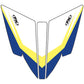 FACTORY EFFEX Front Fender Graphic - Husqvarna 19-30620