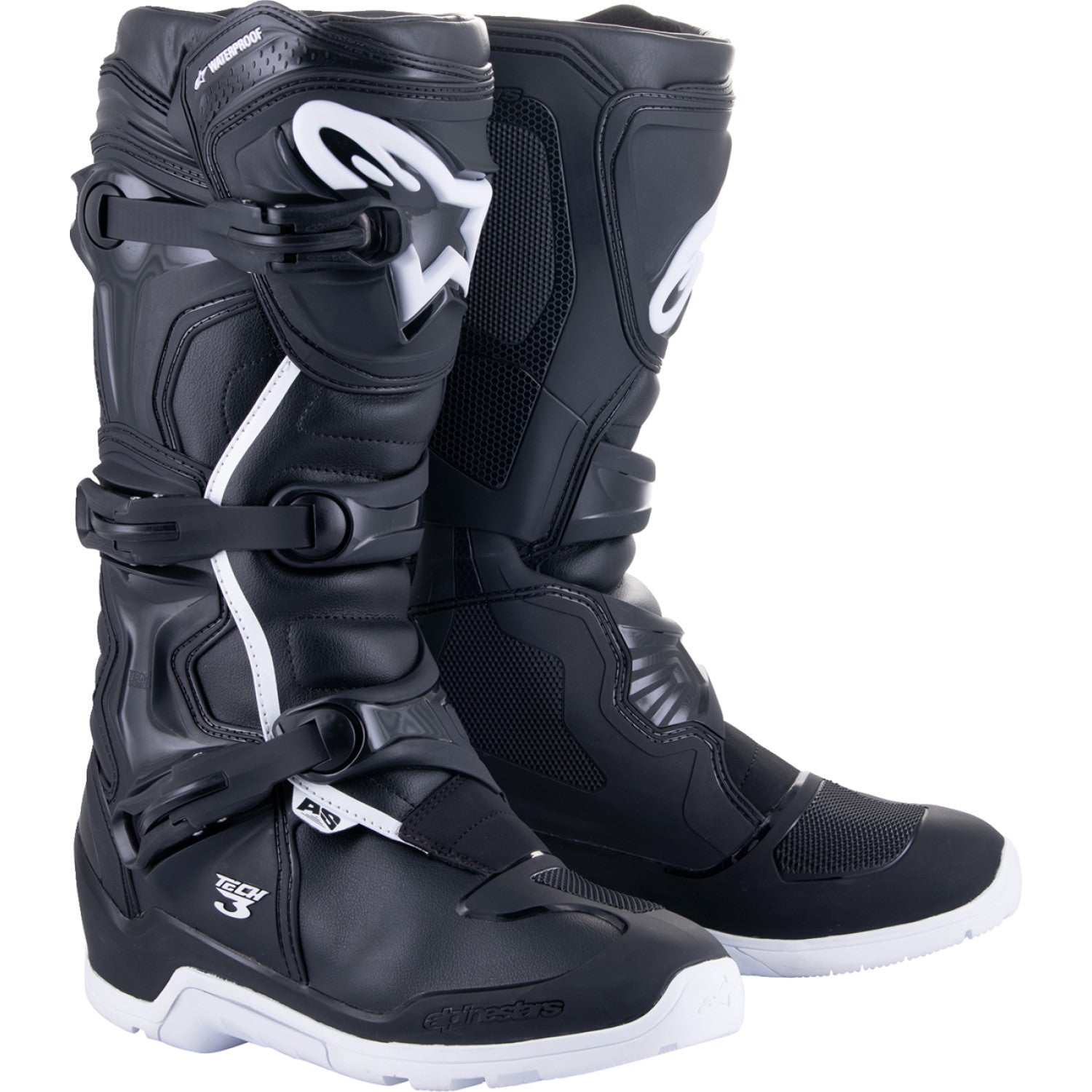 ALPINESTARS Tech 3 Enduro Waterproof Boots - Black/White - US 14/EU 49.5 2013324-12-14