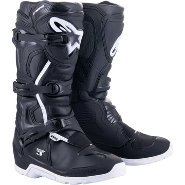 ALPINESTARS Tech 3 Enduro Waterproof Boots - Black/White - US 9/EU 43 2013324-12-9