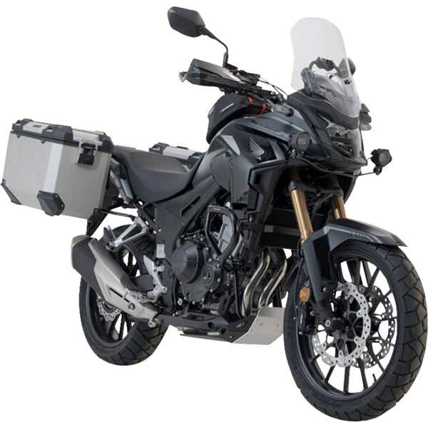 SW-Motech TRAX ADV Aluminum Case System - Silver - Honda CB/CBR/NX 500 '13-'24 KFT.01.400.70101/S