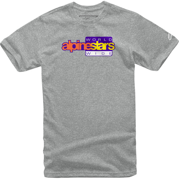 Alpinestars World Wide Again T-Shirt - Heather Gray - XL 1232722361026XL