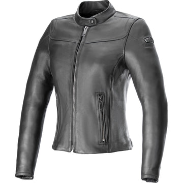 ALPINESTARS Stella Tory Leather Jacket - Black - Small 3113824-1100-S