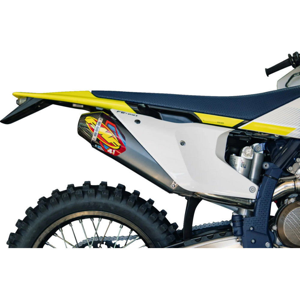 FMF Factory 4.1 RCT Slip-On Muffler with Carbon Cap - Aluminum - KX 250 042411