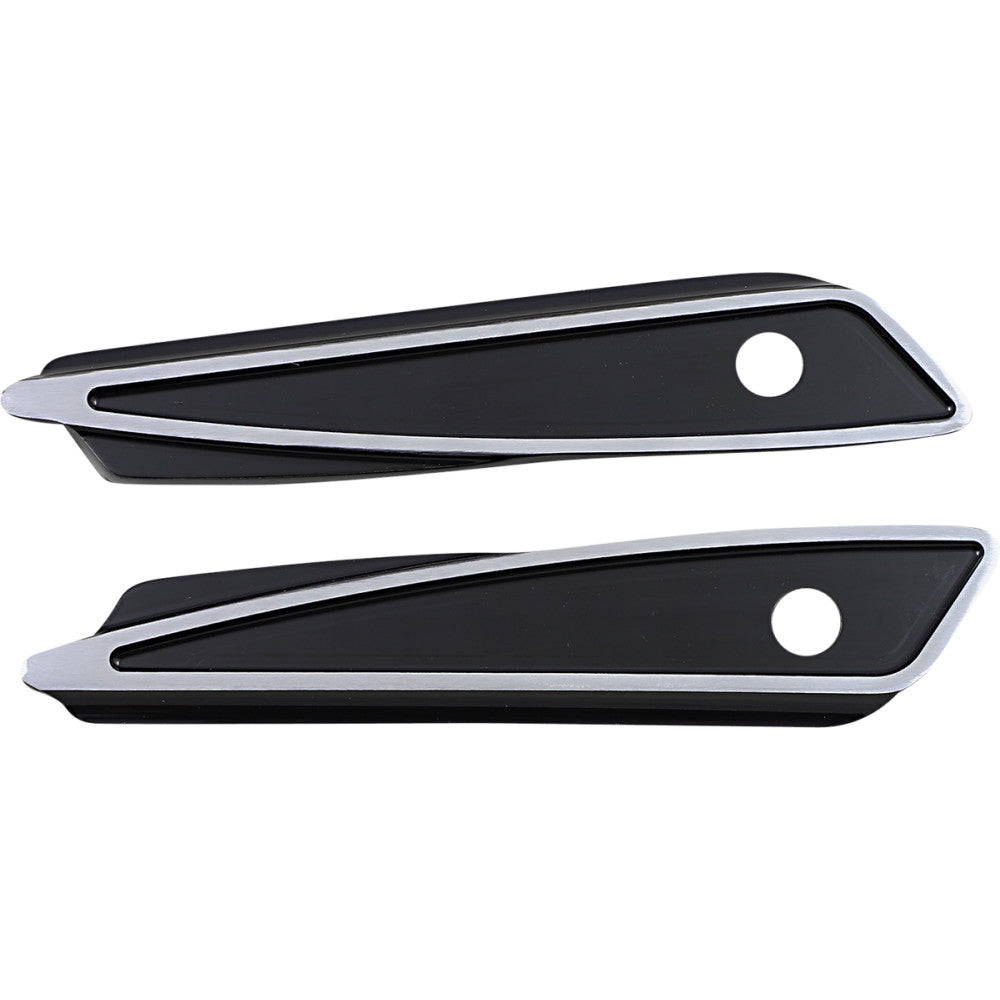 Covingtons Saddlebag Hinge Cover - Ripper - Black C1810-B