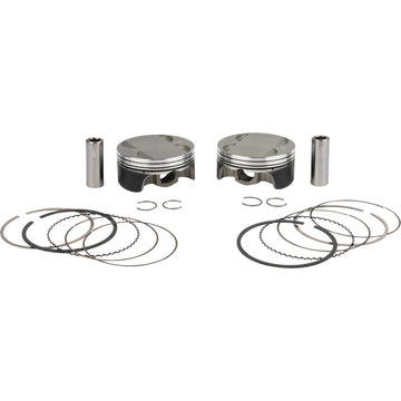 WOSSNER Piston Kit - 4.375" Stroke - 117 CID - M8 K4084D478-2