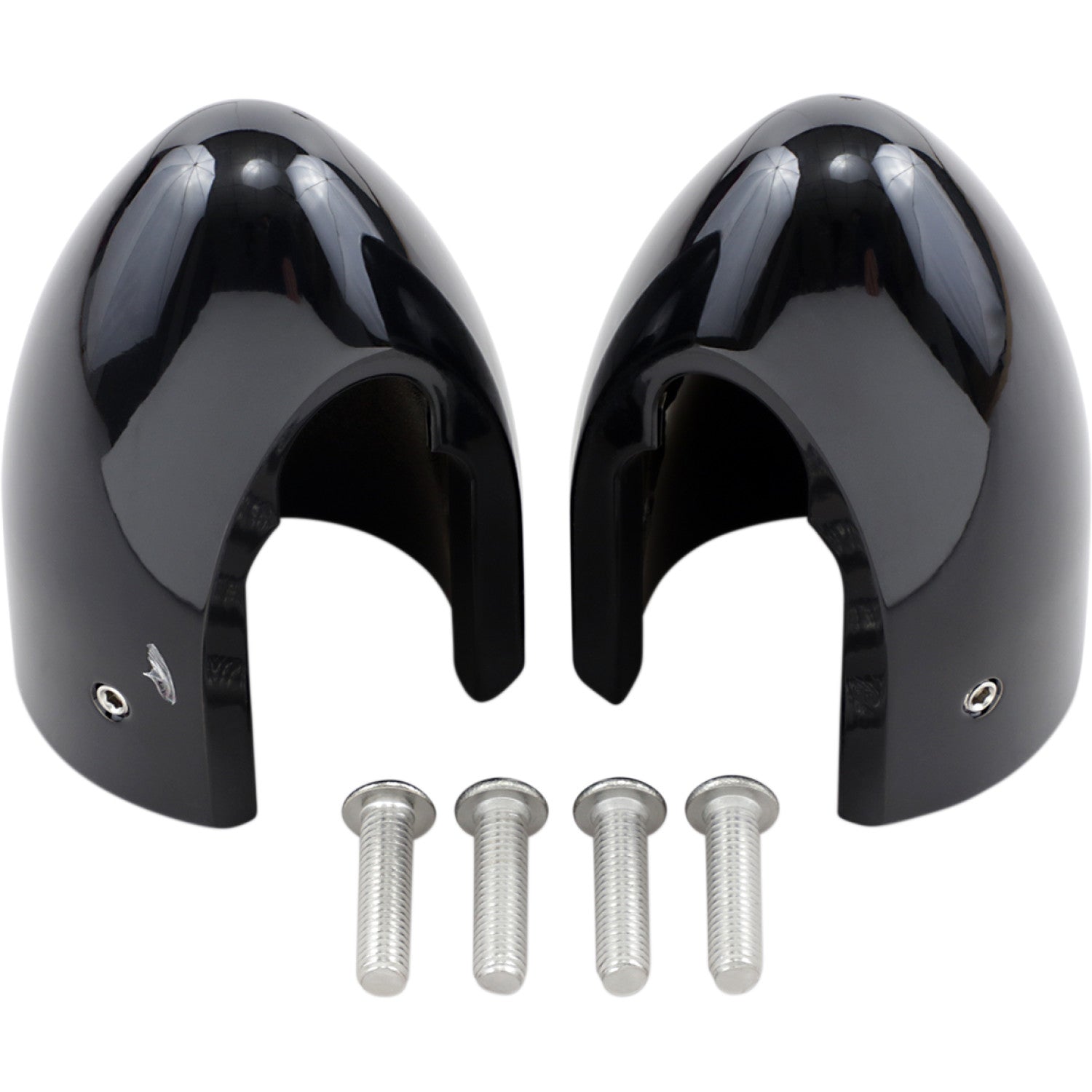 BARON Fork Bullets/Axle Nut Covers - Black BA-7800B