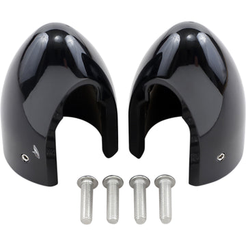 BARON Fork Bullets/Axle Nut Covers - Black BA-7800B