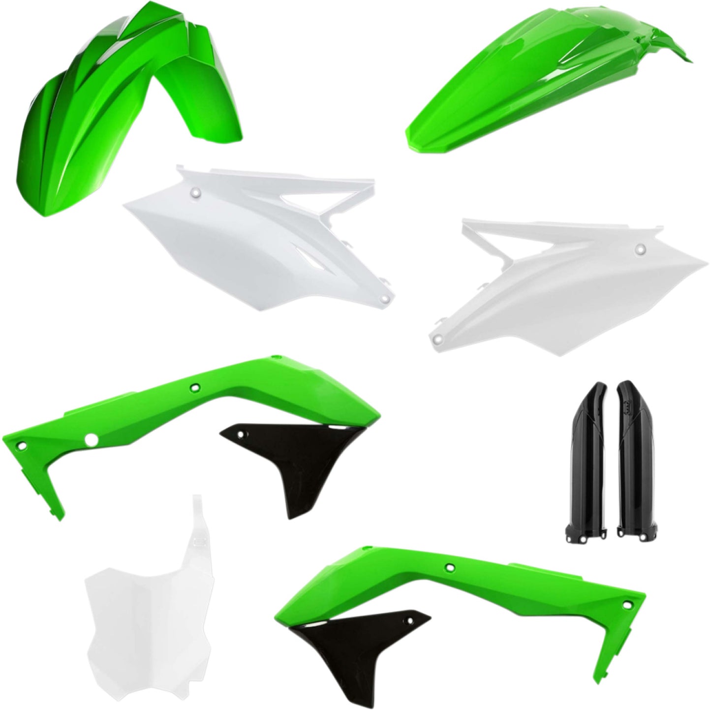 ACERBIS Full Replacement Body Kit - OE '16 Green/White/Black 2449575135