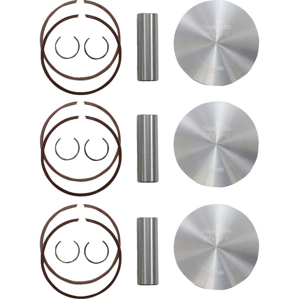 WOSSNER Piston Kit - 66.87 mm - Arctic Cat K7006D050-3