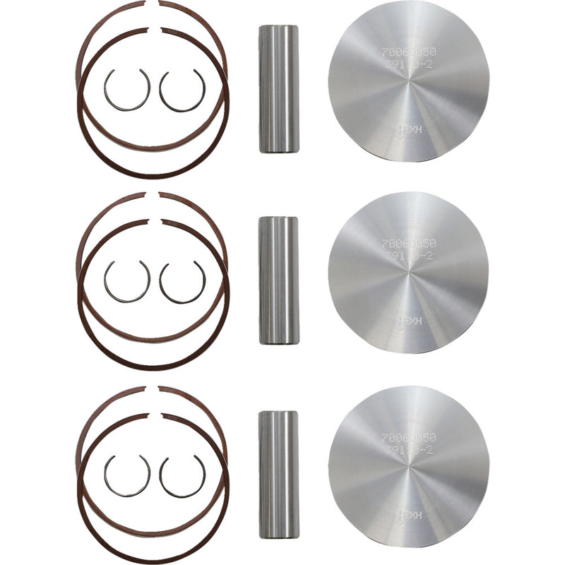 WOSSNER Piston Kit - 66.87 mm - Arctic Cat K7006D050-3