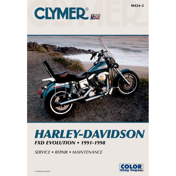 Clymer Manual - Harley-Davidson - FXD Evolution '91-'98 CM4242