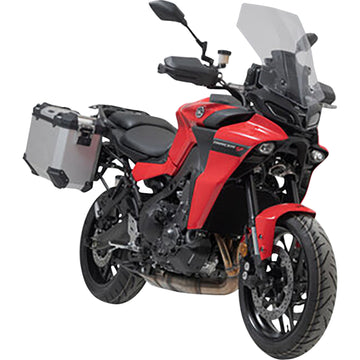 SW-Motech TRAX ADV Aluminum Case System - Silver - Yamaha Tracer 9 GT '21-'24 KFT.06.921.70100/S | Luggage Group