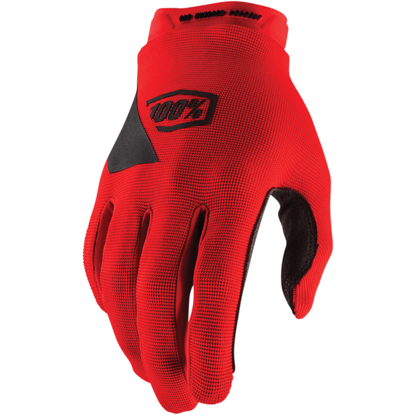 100% Ridecamp Gloves Red L