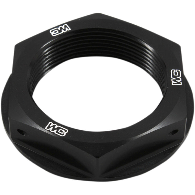 WORKS CONNECTION Steering Stem Nut - Black - Honda 24-310