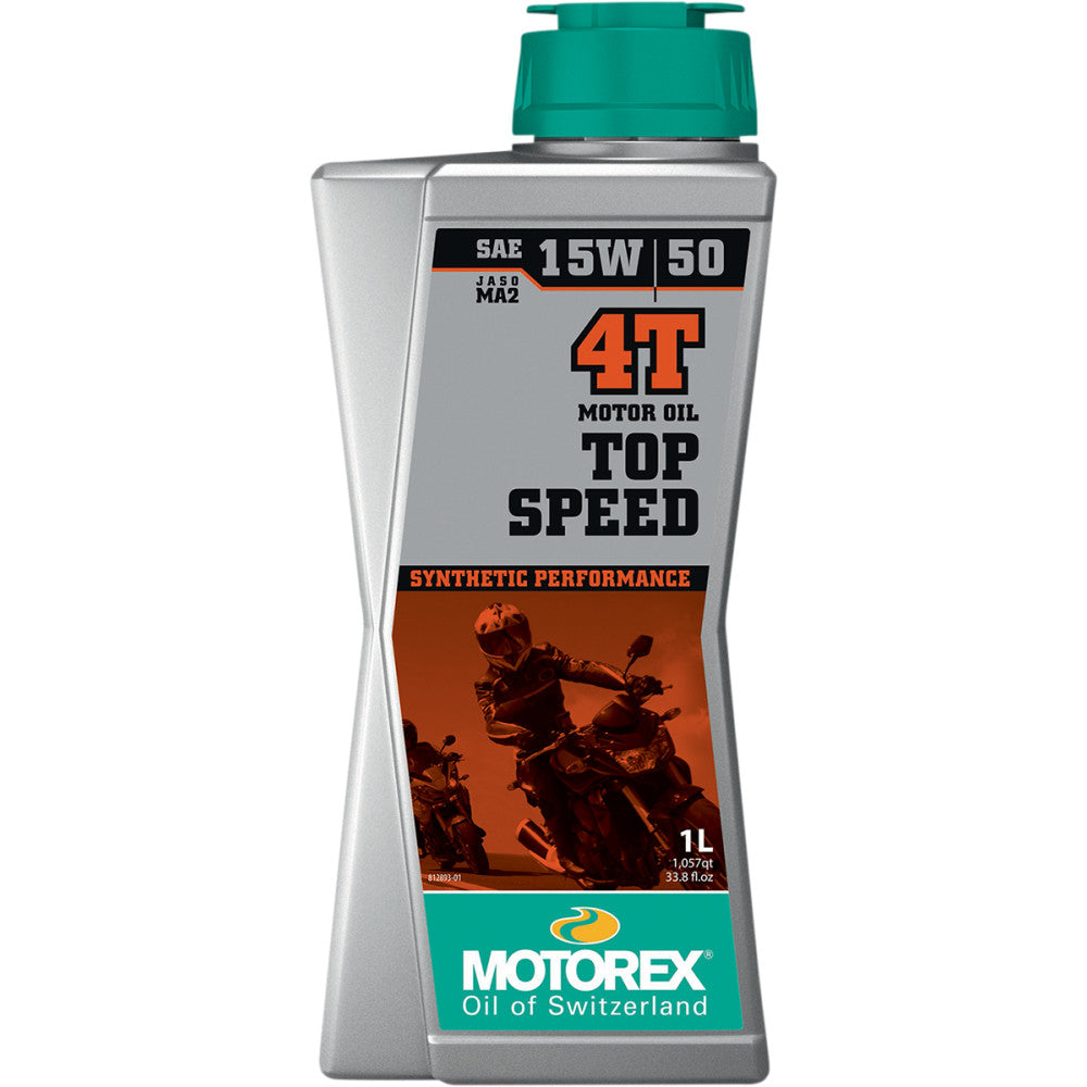 Motorex Top Speed Synthetic 4T Engine Oil - 15W-50 - 1L 308096