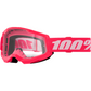 100% Strata 2 Pink/Clear Lens Goggles by 100%