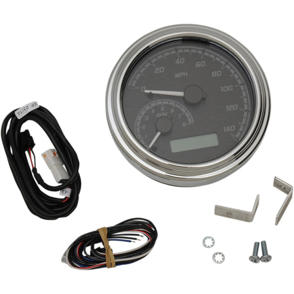 Dakota Digital MVX Series Analog Gauge System - Black/Gray/Chrome MVX-2011-KG-C