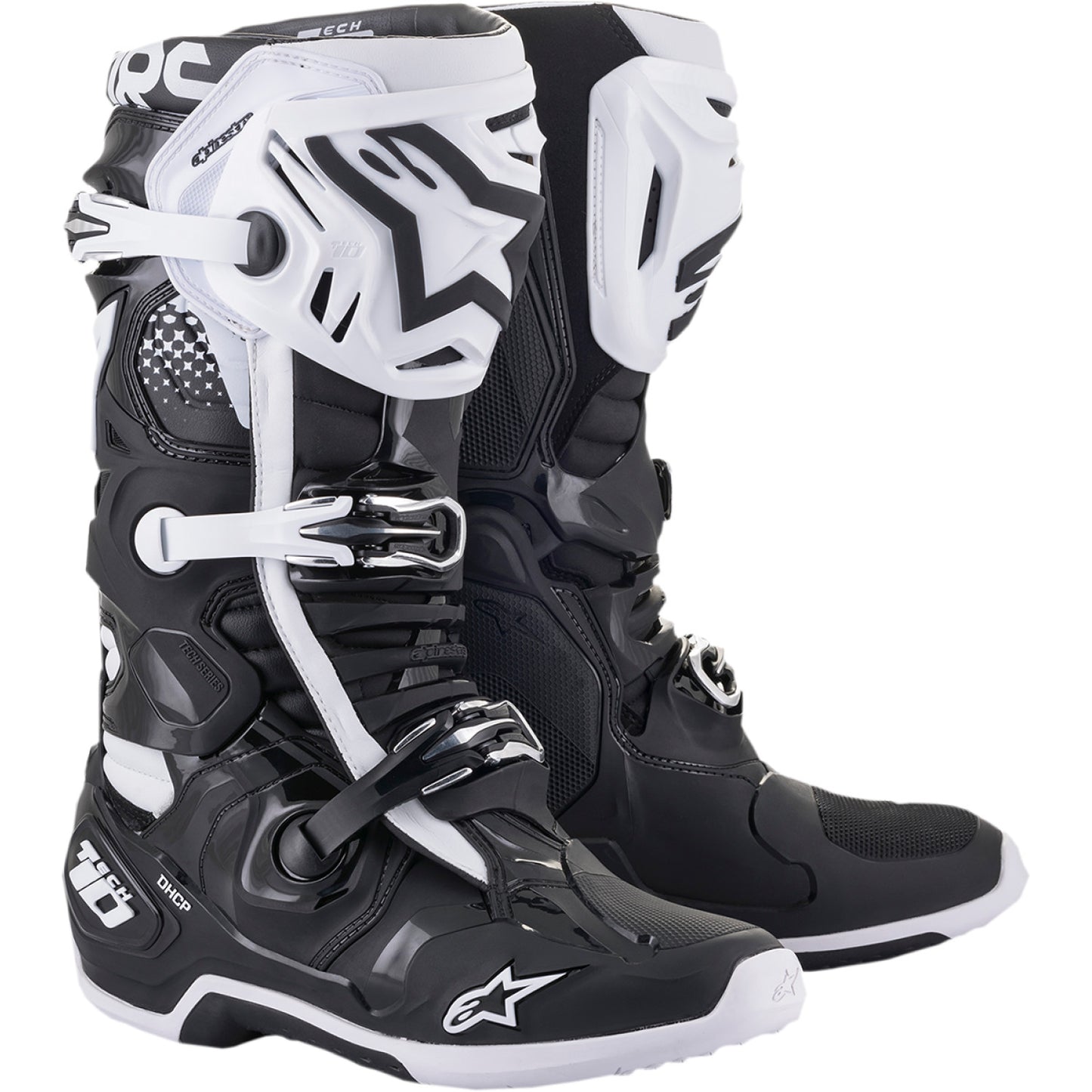 ALPINESTARS Tech 10 Boots - Black/White - US 7 2010020-12-7