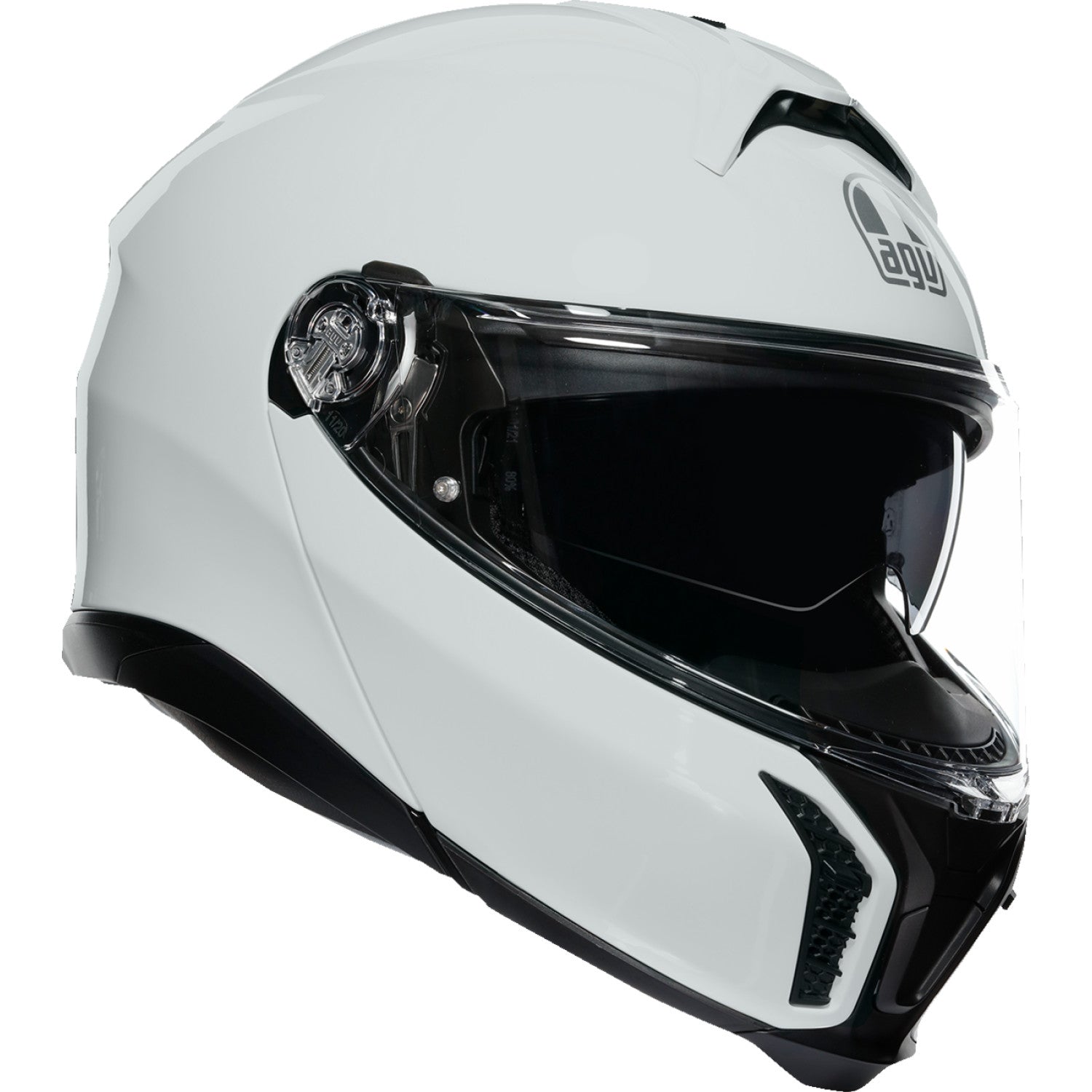 AGV Tourmodular Helmet - Stelvio White - Medium 201251F4OY00612 | Street Full Face Modular Helmet